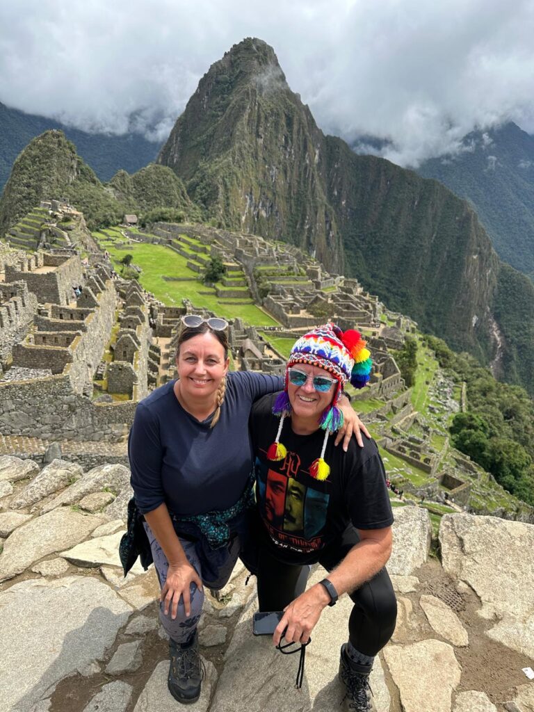Gil and Rik at the summit of Machu Picchu, Peru.  Lifestyle architecture is about aligning personal and business goals allowing founders to step away and achieve major personal milestones.
